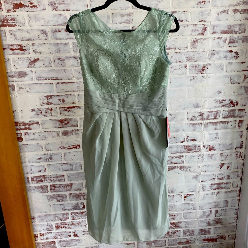 NEW Celadon (sea-foam green) Cocktail Dress